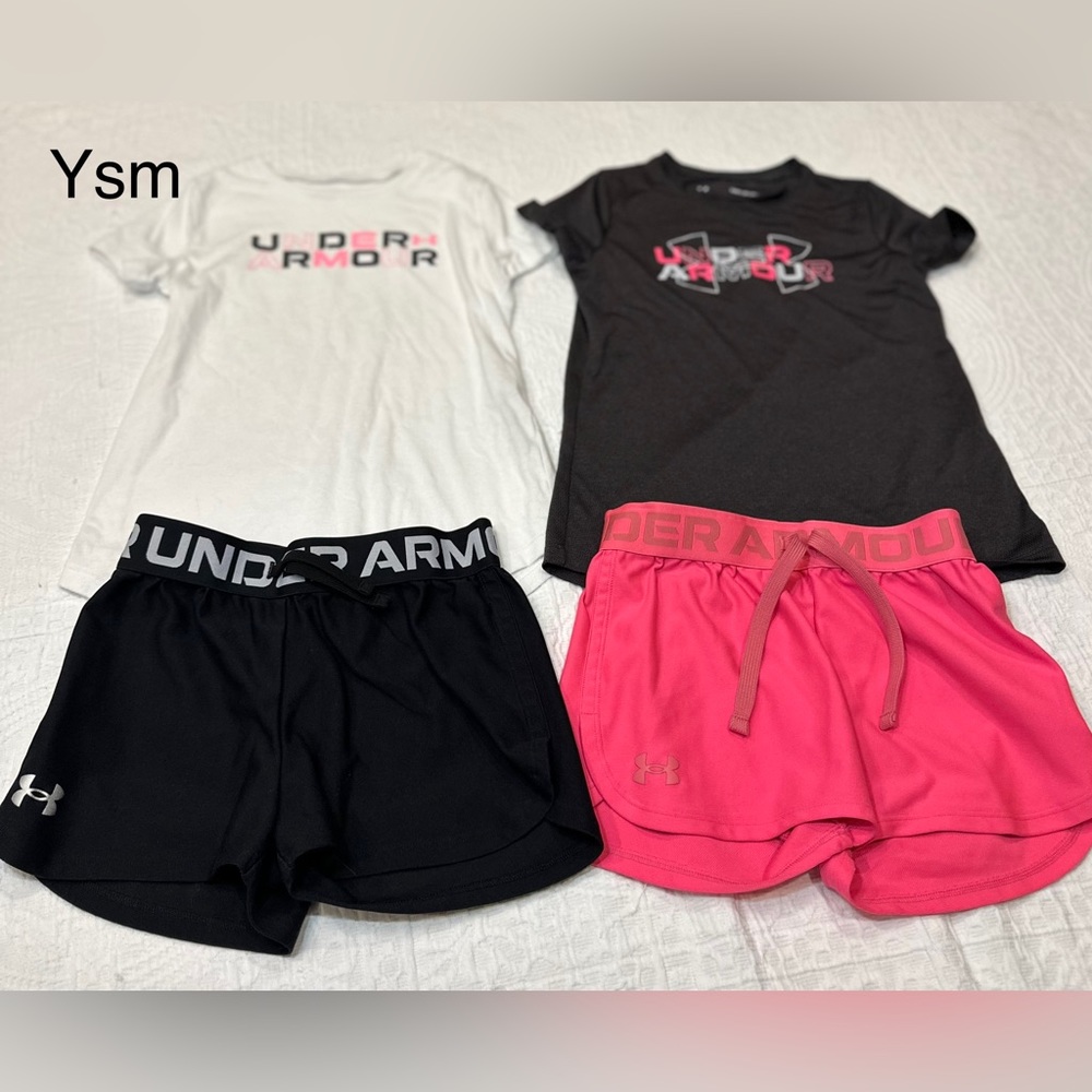 Under armour girls small set